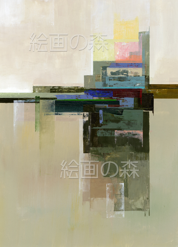 静水　額装拡大