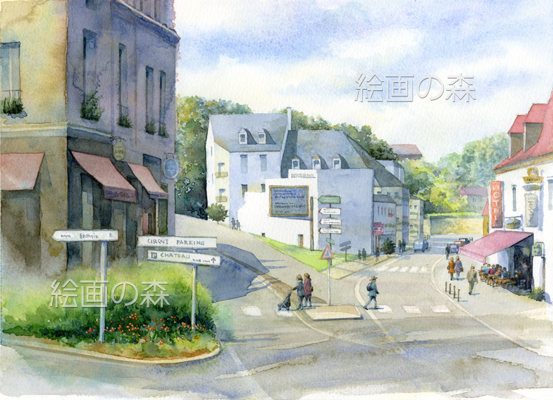 ブロアの別れ道 拡大