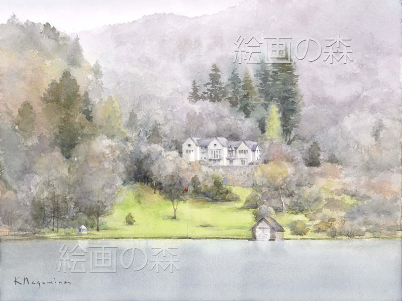 湖畔の家
