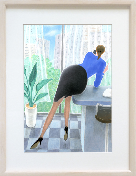 ファビュラスな女：額装拡大