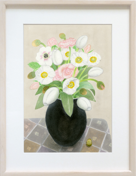 春の花Ａ額装拡大
