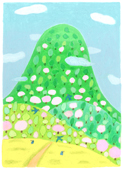春の山
