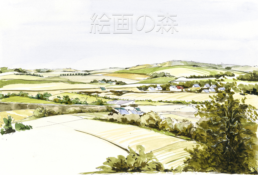プロヴァンスの田園拡大