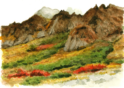 煙子山頂