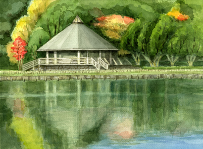 千葉公園蓮華亭