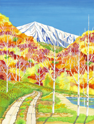 上高地の紅葉